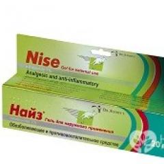W czym pomagają tabletki Nise: instrukcje użytkowania Sposób aplikacji tabletek Nise