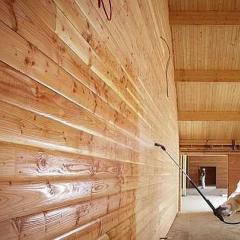 Interior decoration of a wooden house: technical features