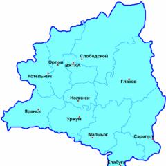 Vyatka province Villages and villages of the Sarapul district of the Vyatka province, in which Old Believers lived