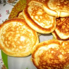 Delicious yeast pancakes according to GOST “like in school Yeast pancakes like in kindergarten